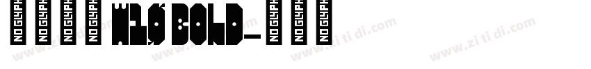 微软雅黑 W10 Bold字体转换